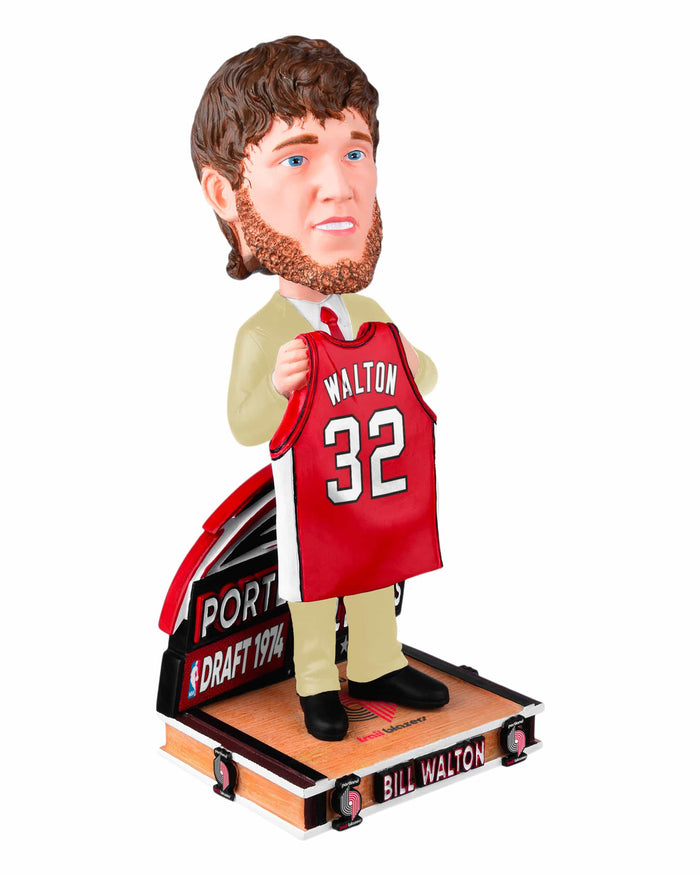 Bill Walton Portland Trail Blazers 1974 Draft Pick Bobblehead