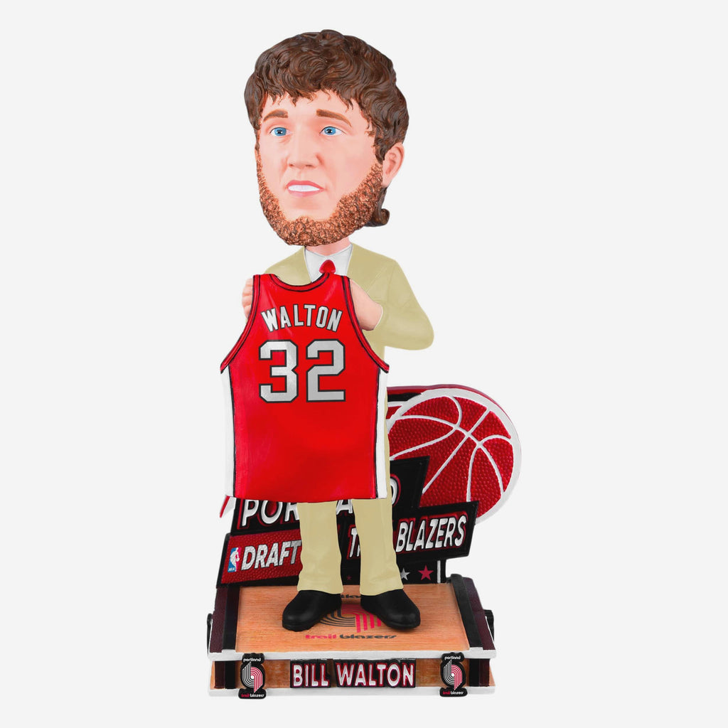 Bill Walton Portland Trail Blazers 1974 Draft Pick Bobblehead FOCO - FOCO.com