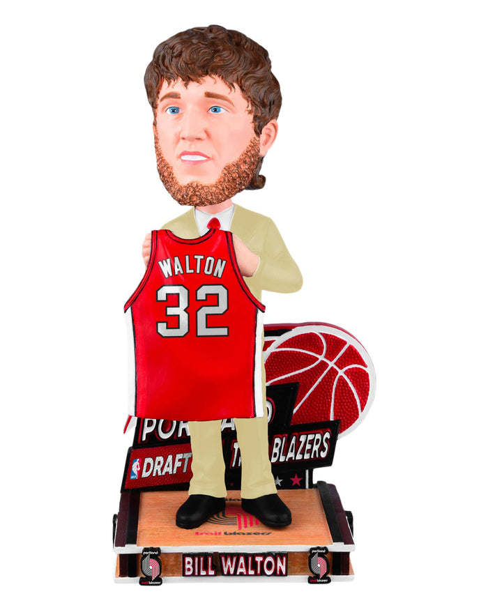 Bill Walton Portland Trail Blazers 1974 Draft Pick Bobblehead