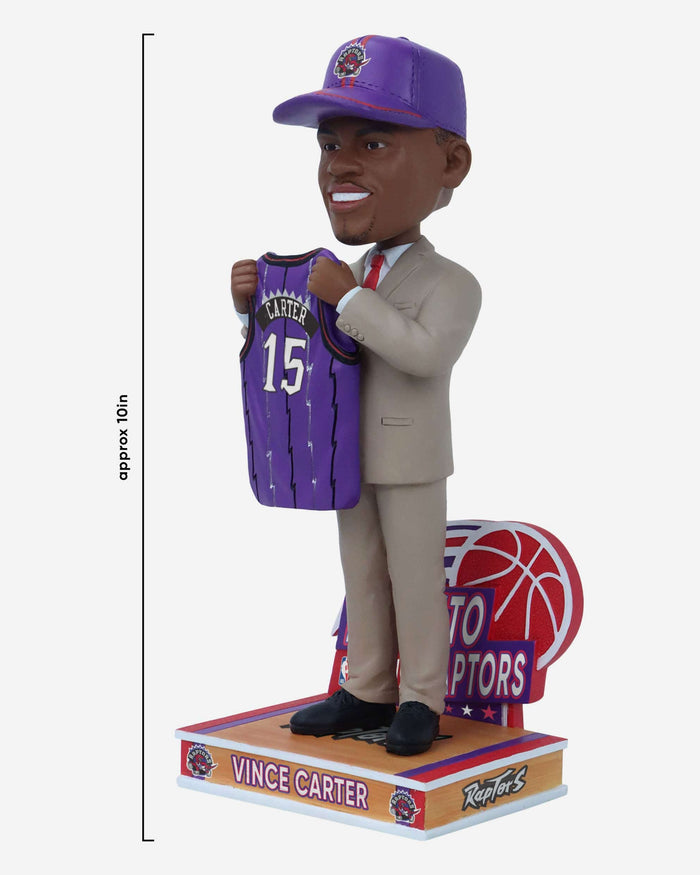 Vince Carter Toronto Raptors 1998 Draft Pick Bobblehead FOCO - FOCO.com