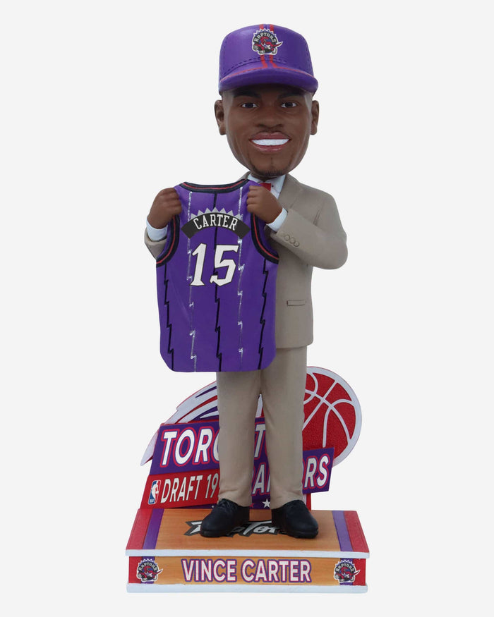 Vince Carter Toronto Raptors 1998 Draft Pick Bobblehead FOCO - FOCO.com