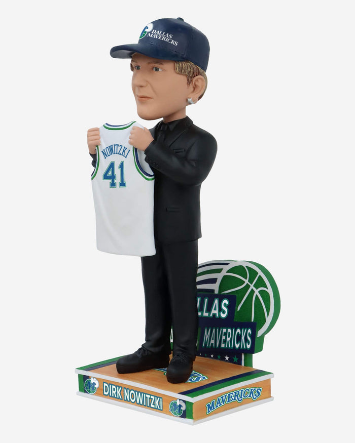 Dirk Nowitzki Dallas Mavericks 1998 Draft Pick Bobblehead FOCO - FOCO.com