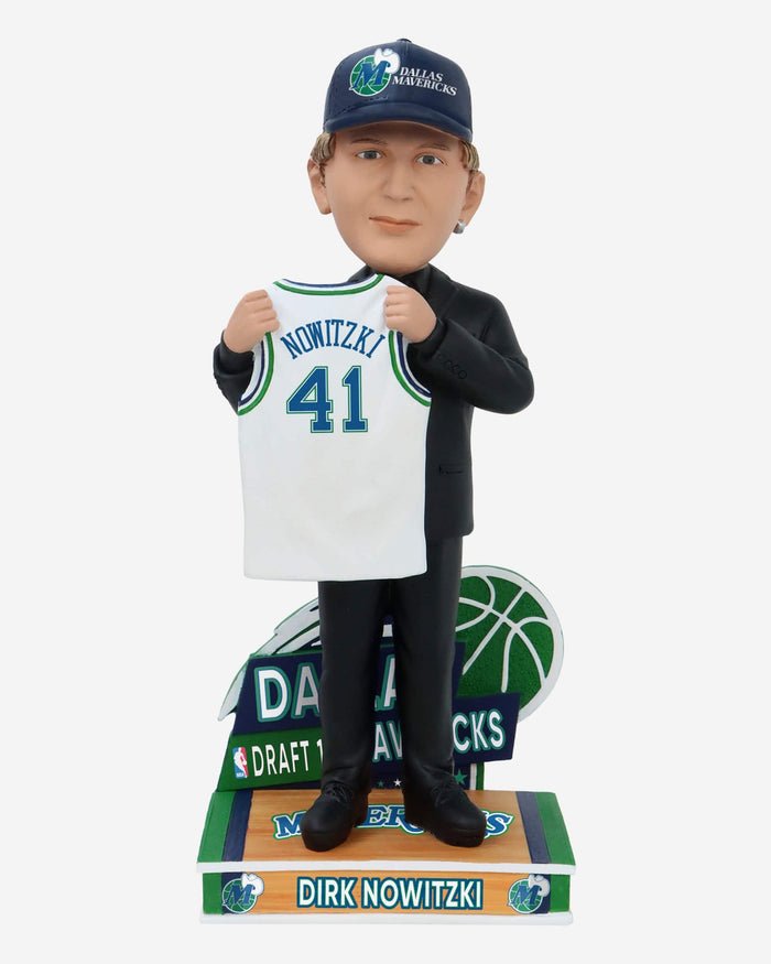 Dirk Nowitzki Dallas Mavericks 1998 Draft Pick Bobblehead FOCO - FOCO.com