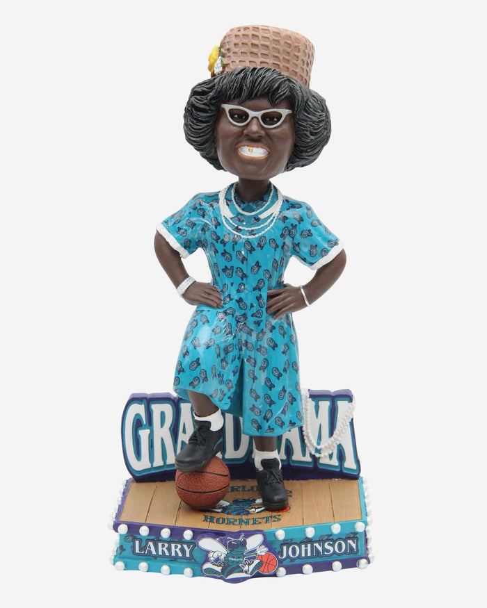 Larry Johnson Charlotte Hornets Grandmama Bobblehead FOCO - FOCO.com