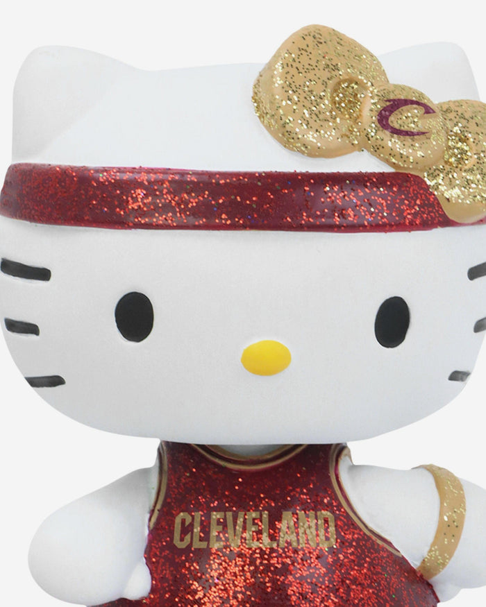 Cleveland Cavaliers Hello Kitty® Glitter Mini Bobblehead FOCO - FOCO.com