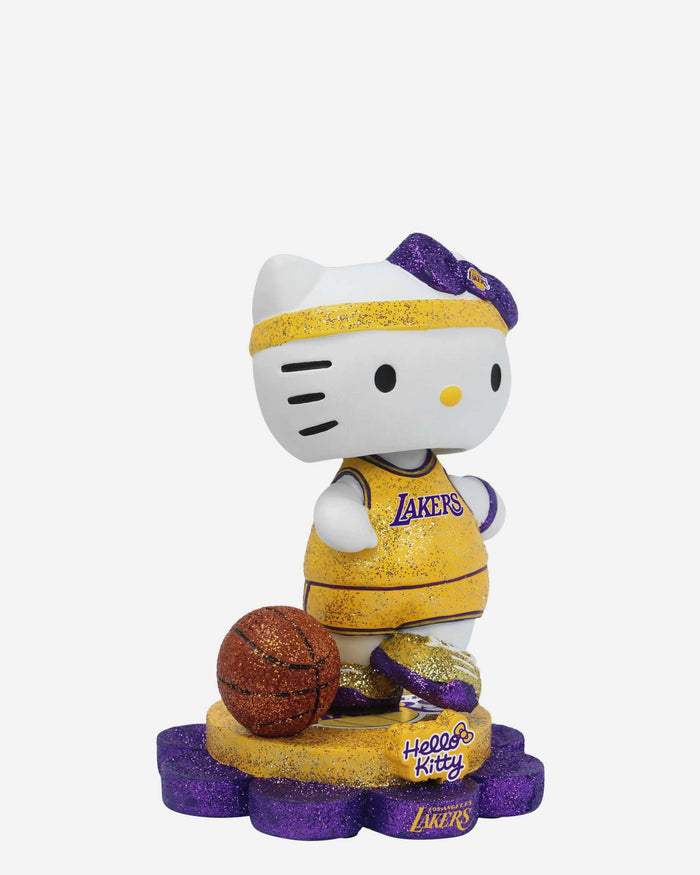 Los Angeles Lakers Hello Kitty® Glitter Mini Bobblehead FOCO - FOCO.com