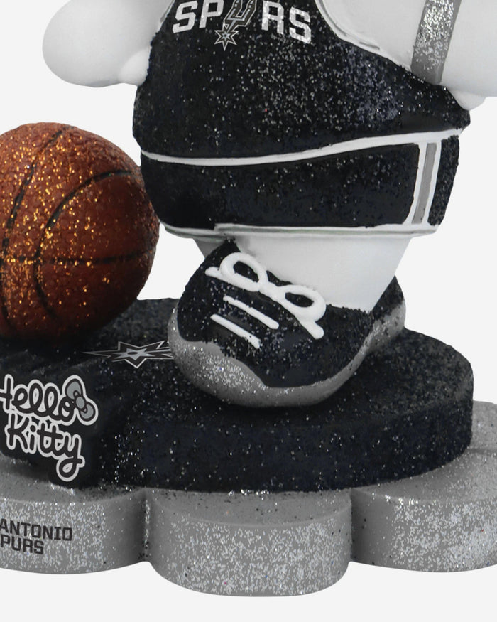 San Antonio Spurs Hello Kitty® Glitter Mini Bobblehead FOCO - FOCO.com