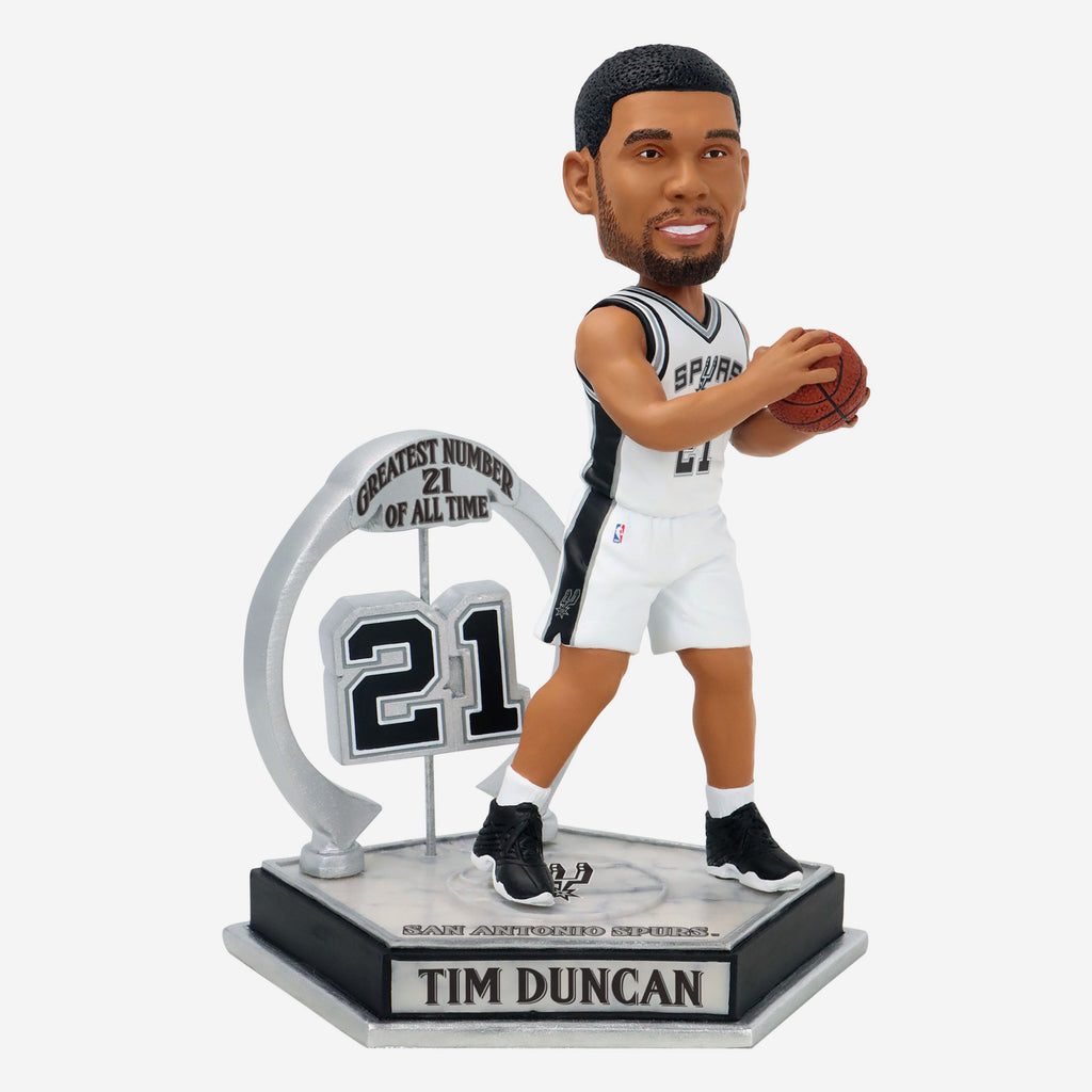 Tim Duncan San Antonio Spurs Legendary Number 21 Bobblehead FOCO - FOCO.com