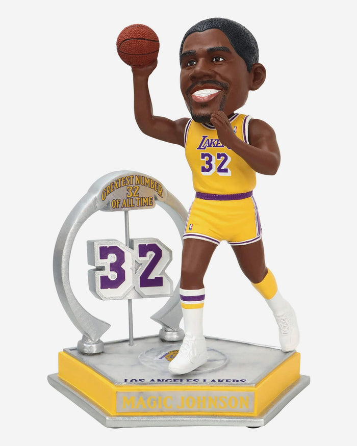 Magic Johnson Los Angeles Lakers Legendary Number 32 Bobblehead FOCO - FOCO.com