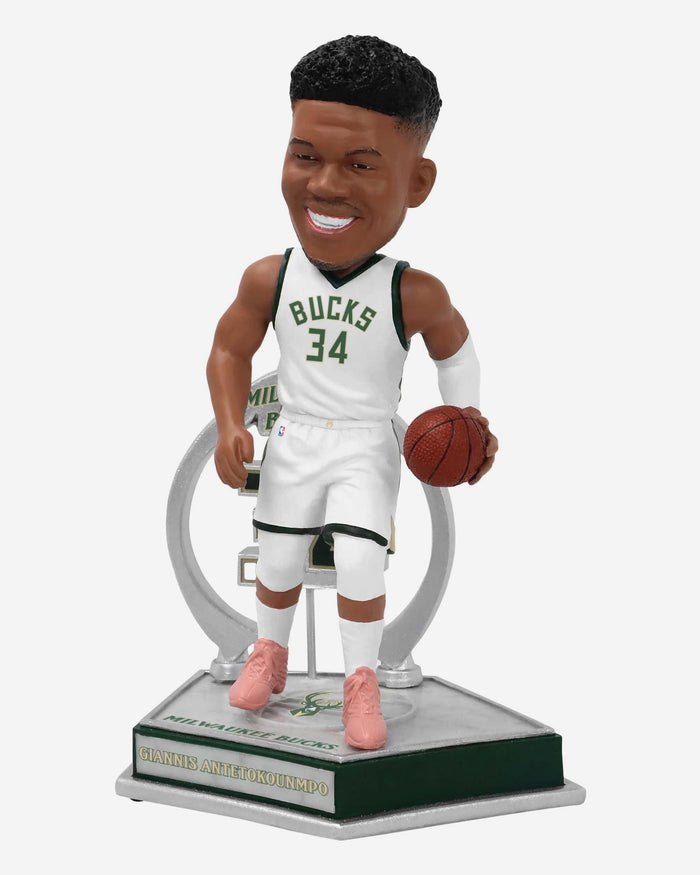 Giannis Antetokounmpo Milwaukee Bucks Legendary Number 34 Bobblehead FOCO - FOCO.com