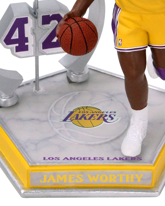 James Worthy Los Angeles Lakers Legendary Number 42 Bobblehead FOCO - FOCO.com