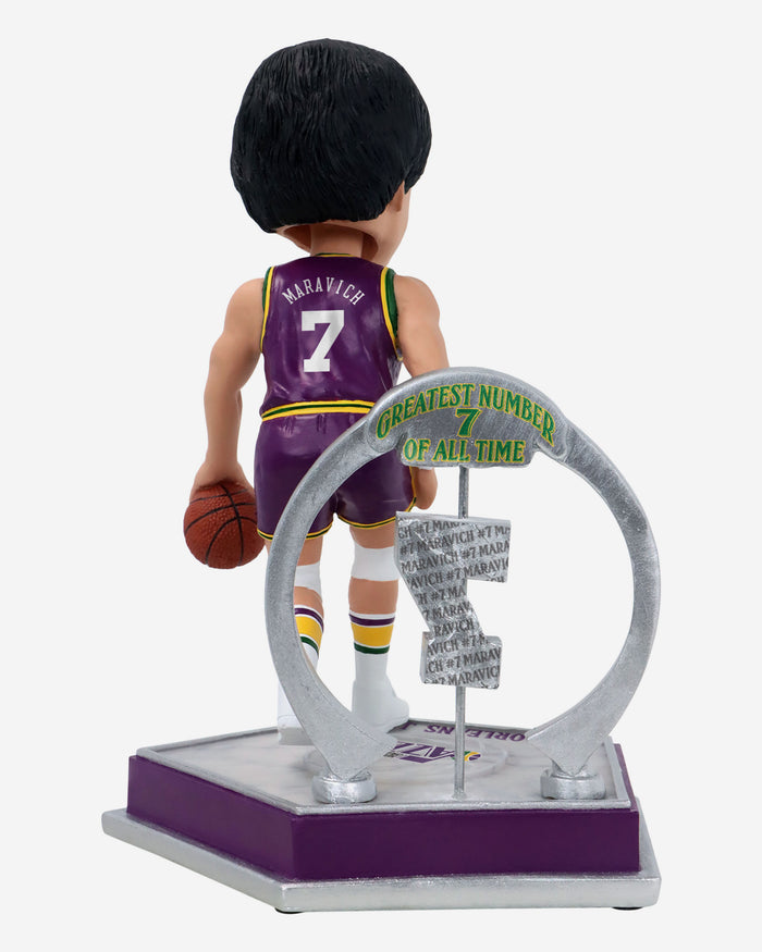 Pete Maravich Utah Jazz Legendary Number 7 Bobblehead FOCO - FOCO.com