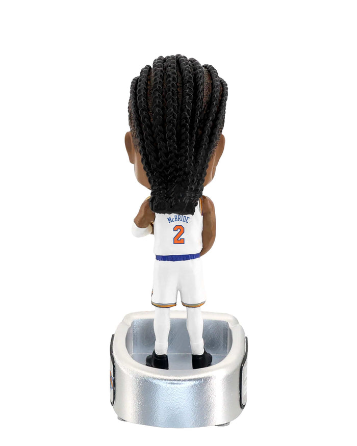 Miles McBride New York Knicks 2026 NBA Champions 6.5 in Ring Base Medium Bighead Bobblehead FOCO - FOCO.com