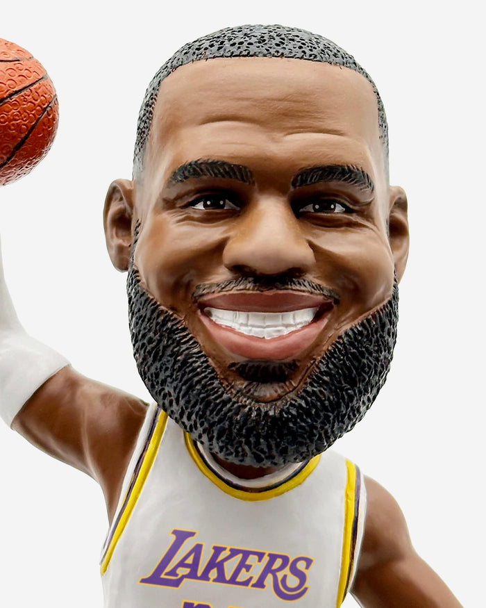 LeBron James Los Angeles Lakers Magnetic Court Base Bobblehead FOCO - FOCO.com