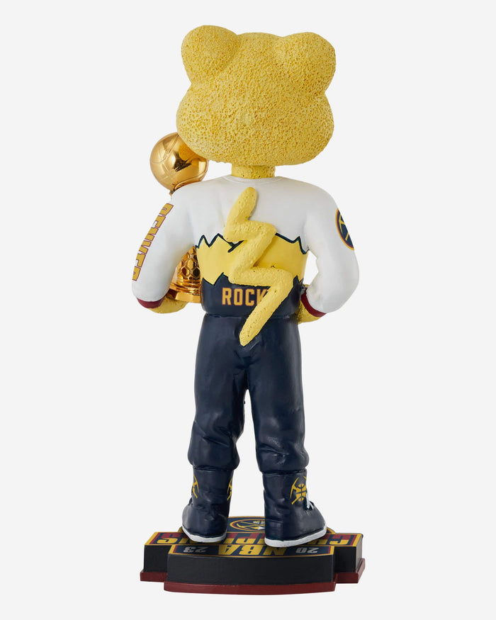 SuperMascot Rocky Denver Nuggets 2023 NBA Champions Mascot Bobblehead FOCO - FOCO.com