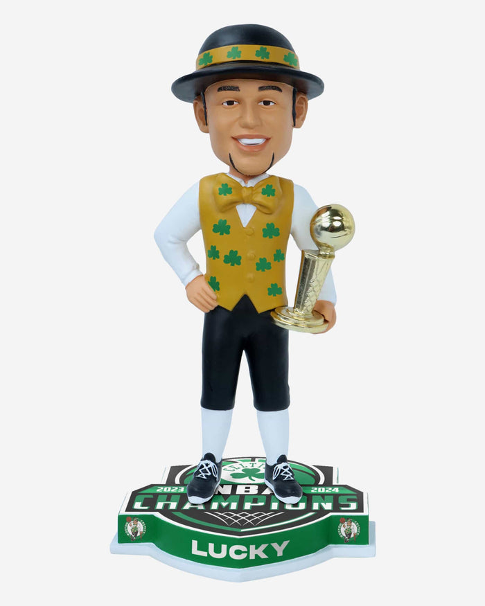 Lucky The Leprechaun Boston Celtics 2024 NBA Champions Mascot Bobblehead FOCO - FOCO.com