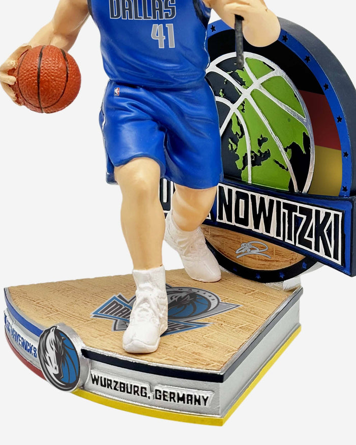 Dirk Nowitzki Dallas Mavericks German National Flag International Collection Bobblehead FOCO - FOCO.com