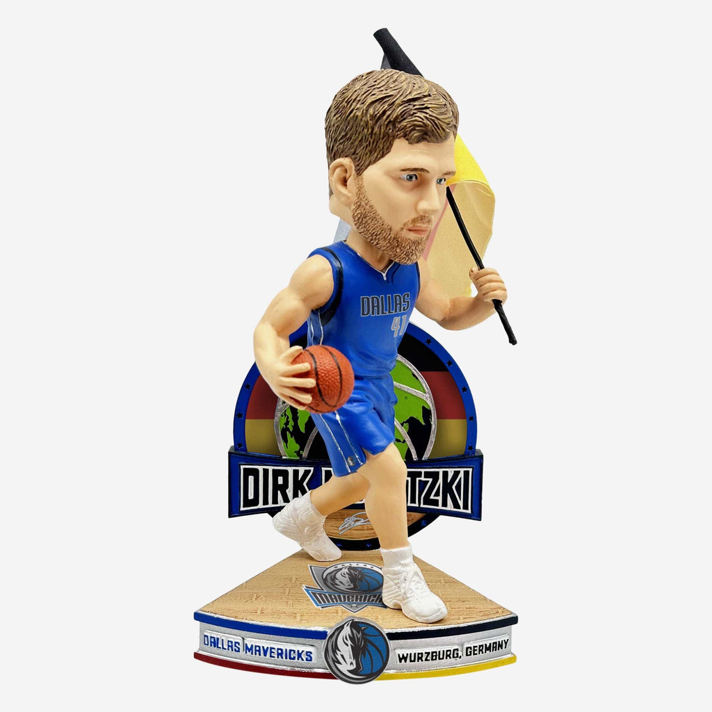 Dirk Nowitzki Dallas Mavericks German National Flag International Collection Bobblehead FOCO - FOCO.com