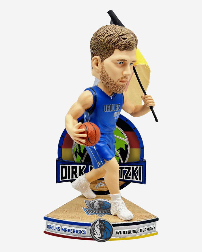 Dirk Nowitzki Dallas Mavericks German National Flag International Collection Bobblehead FOCO - FOCO.com