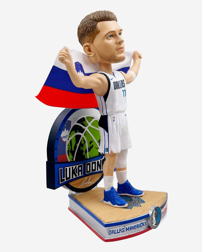 Luka Doncic Dallas Mavericks Slovenian National Flag International Collection Bobblehead FOCO - FOCO.com
