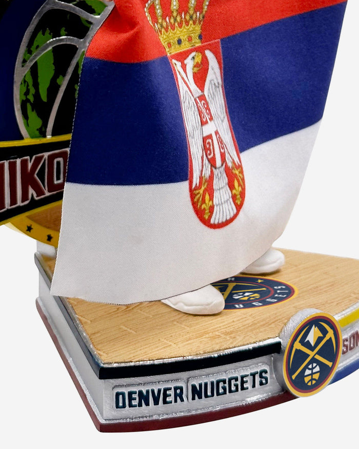 Nikola Jokic Denver Nuggets Serbian National Flag International Collection Bobblehead FOCO - FOCO.com