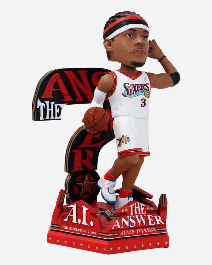 Allen Iverson Philadelphia 76ers Nickname Bobblehead FOCO - FOCO.com