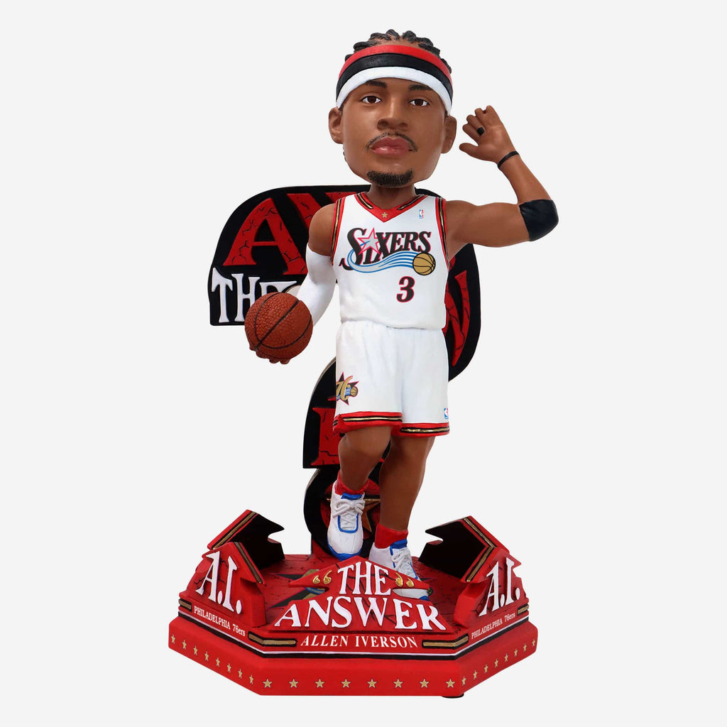 Allen Iverson Philadelphia 76ers Nickname Bobblehead FOCO - FOCO.com