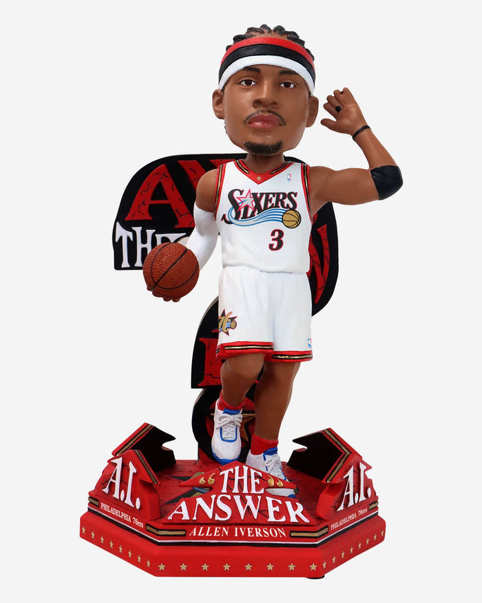 Allen Iverson Philadelphia 76ers Nickname Bobblehead FOCO - FOCO.com