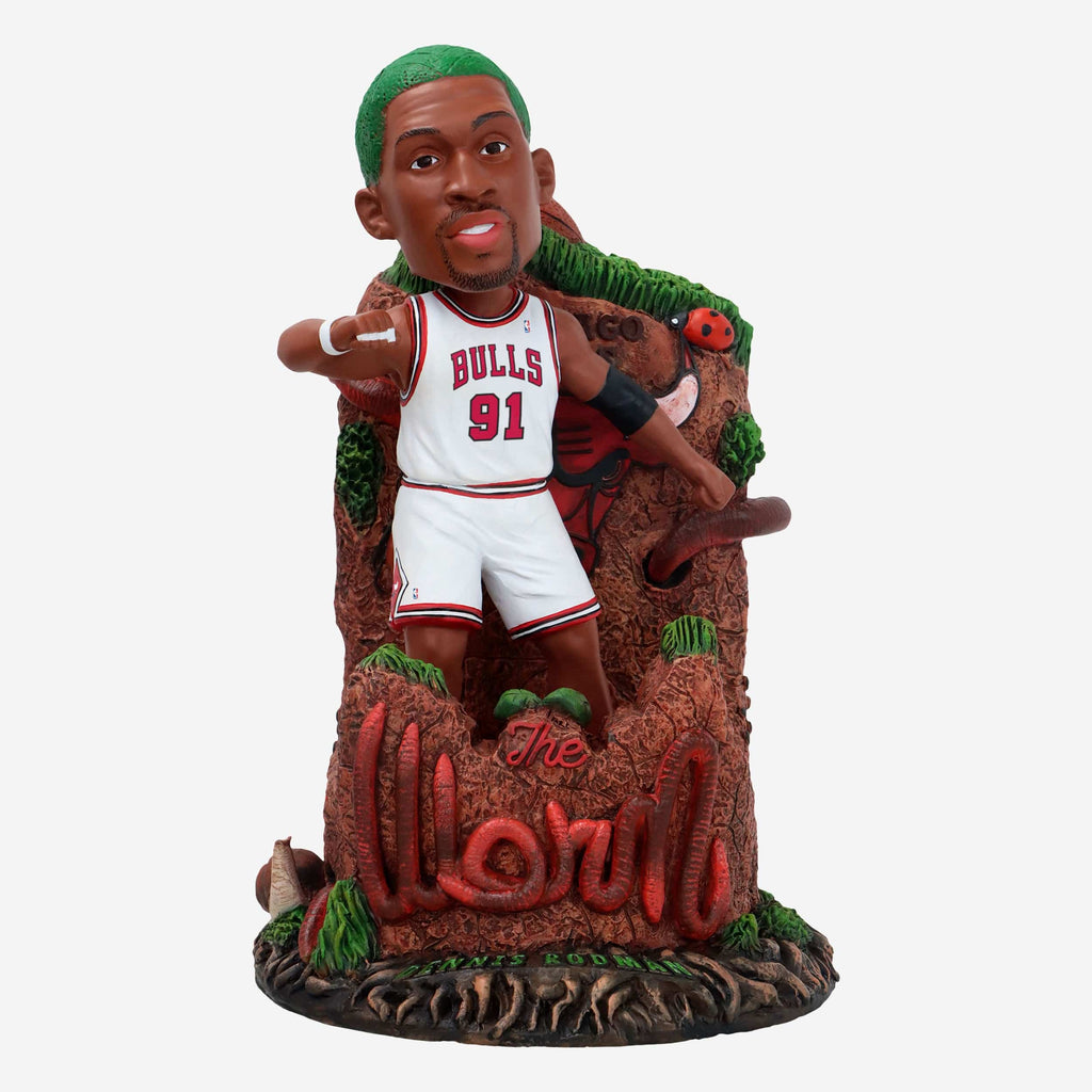 Dennis Rodman Chicago Bulls Nickname Bobblehead FOCO - FOCO.com