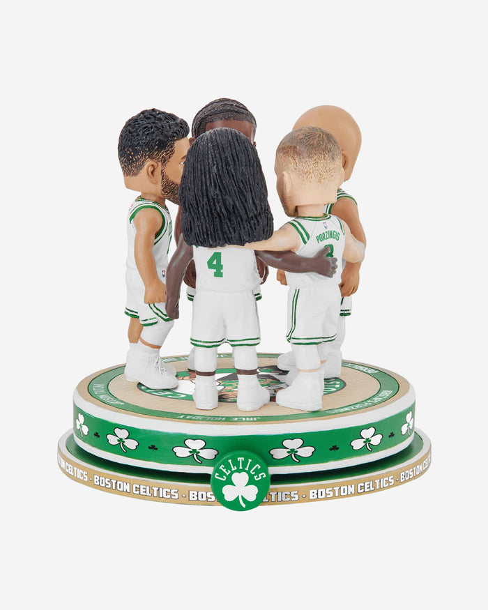 Boston Celtics Huddle Spinner Mini Bobblehead Scene FOCO - FOCO.com