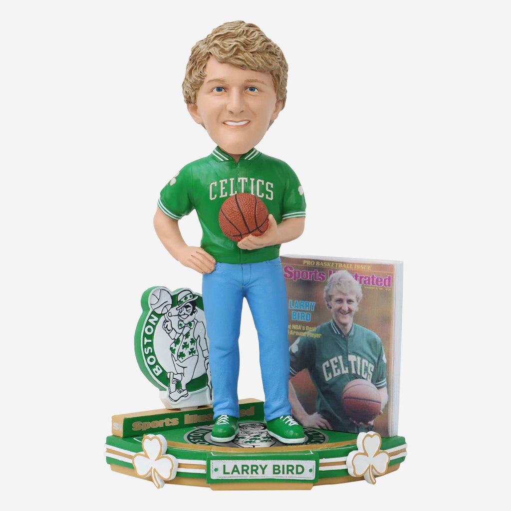 Larry Bird Boston Celtics Sports Illustrated Cover Bobblehead FOCO - FOCO.com