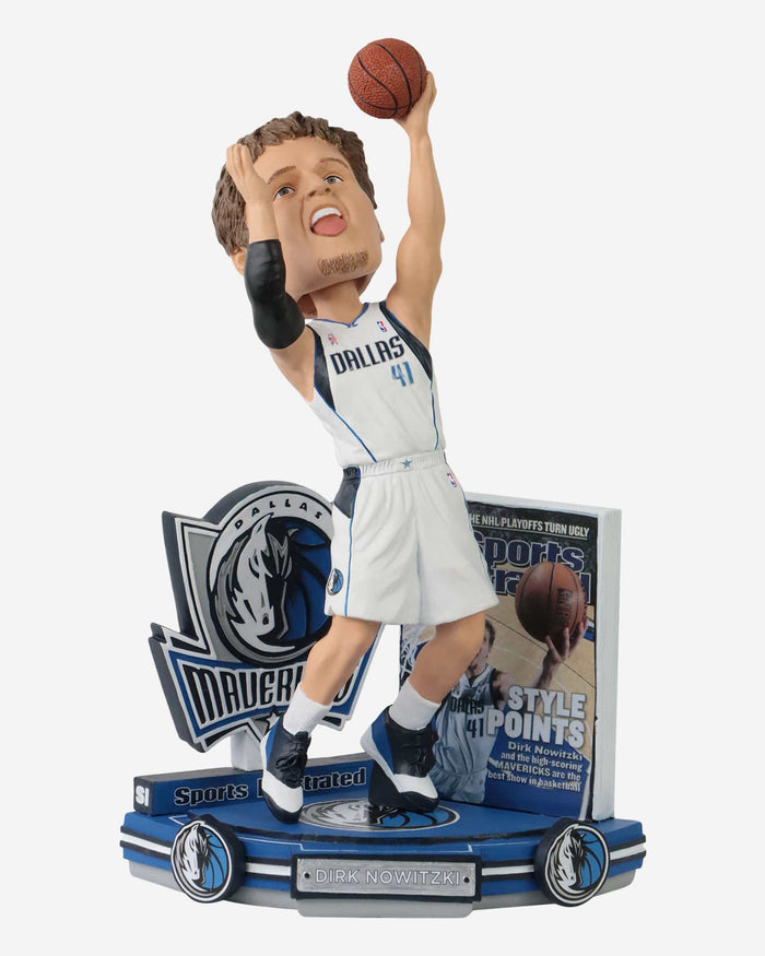 Dirk Nowitzki Dallas Mavericks Sports Illustrated Cover Bobblehead FOCO - FOCO.com