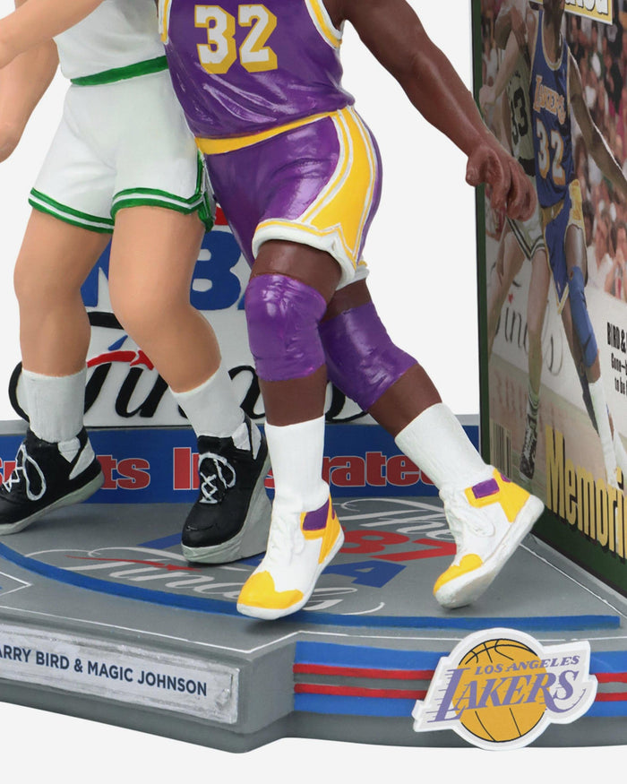 Larry Bird & Magic Johnson Boston Celtics & Los Angeles Lakers Memories Sports Illustrated Cover Bobblehead FOCO - FOCO.com