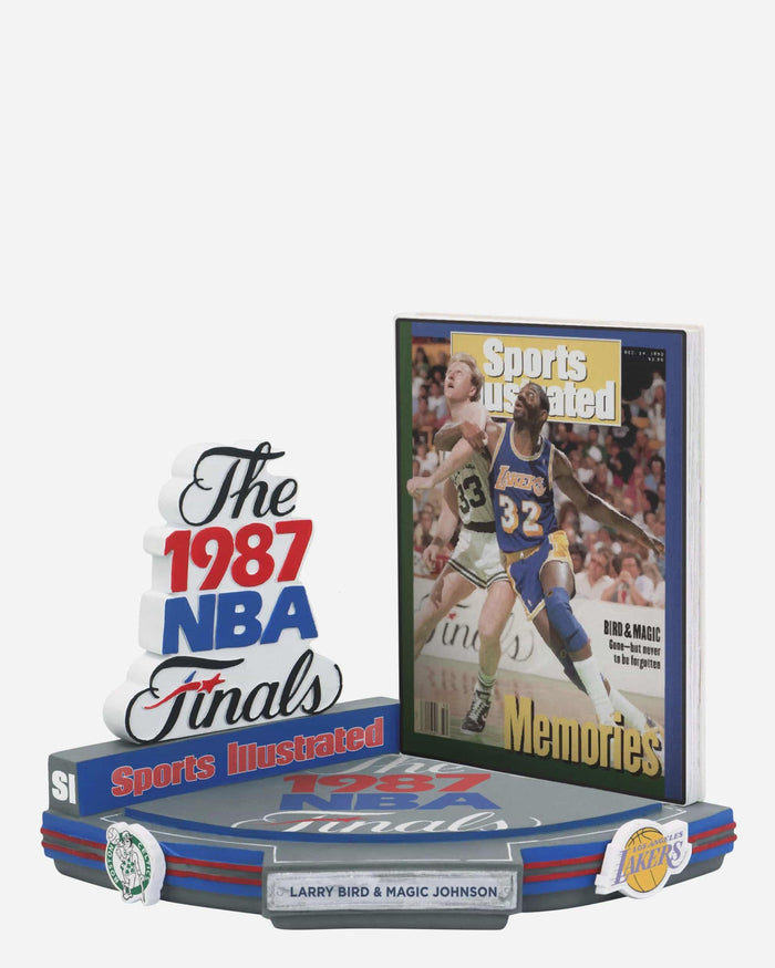Larry Bird & Magic Johnson Boston Celtics & Los Angeles Lakers Memories Sports Illustrated Cover Bobblehead FOCO - FOCO.com
