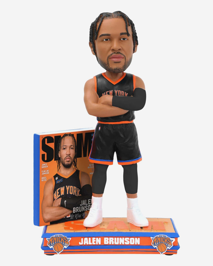 Jalen Brunson New York Knicks It Was Written Slam Magazine Cover Bobblehead FOCO - FOCO.com
