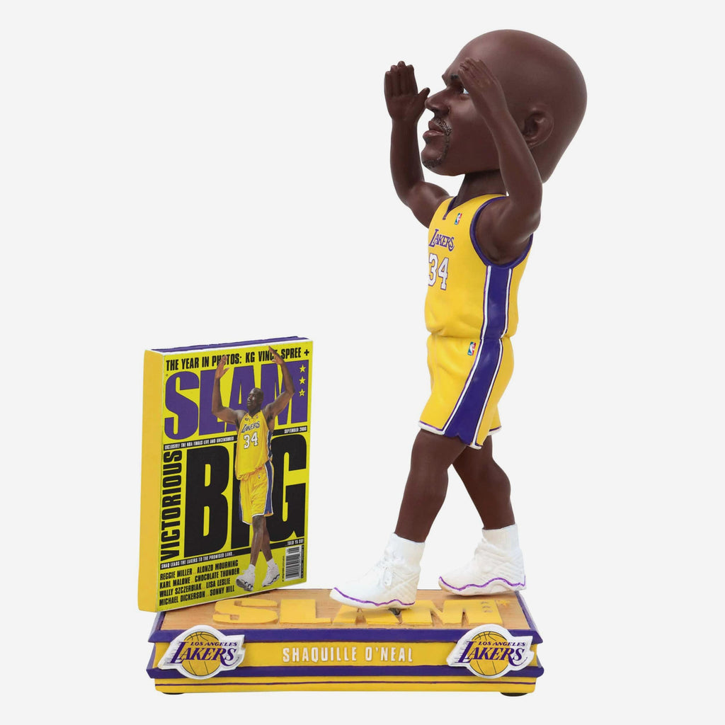Shaquille O'Neal Los Angeles Lakers Victorious Big Slam Magazine Cover Bobblehead FOCO - FOCO.com