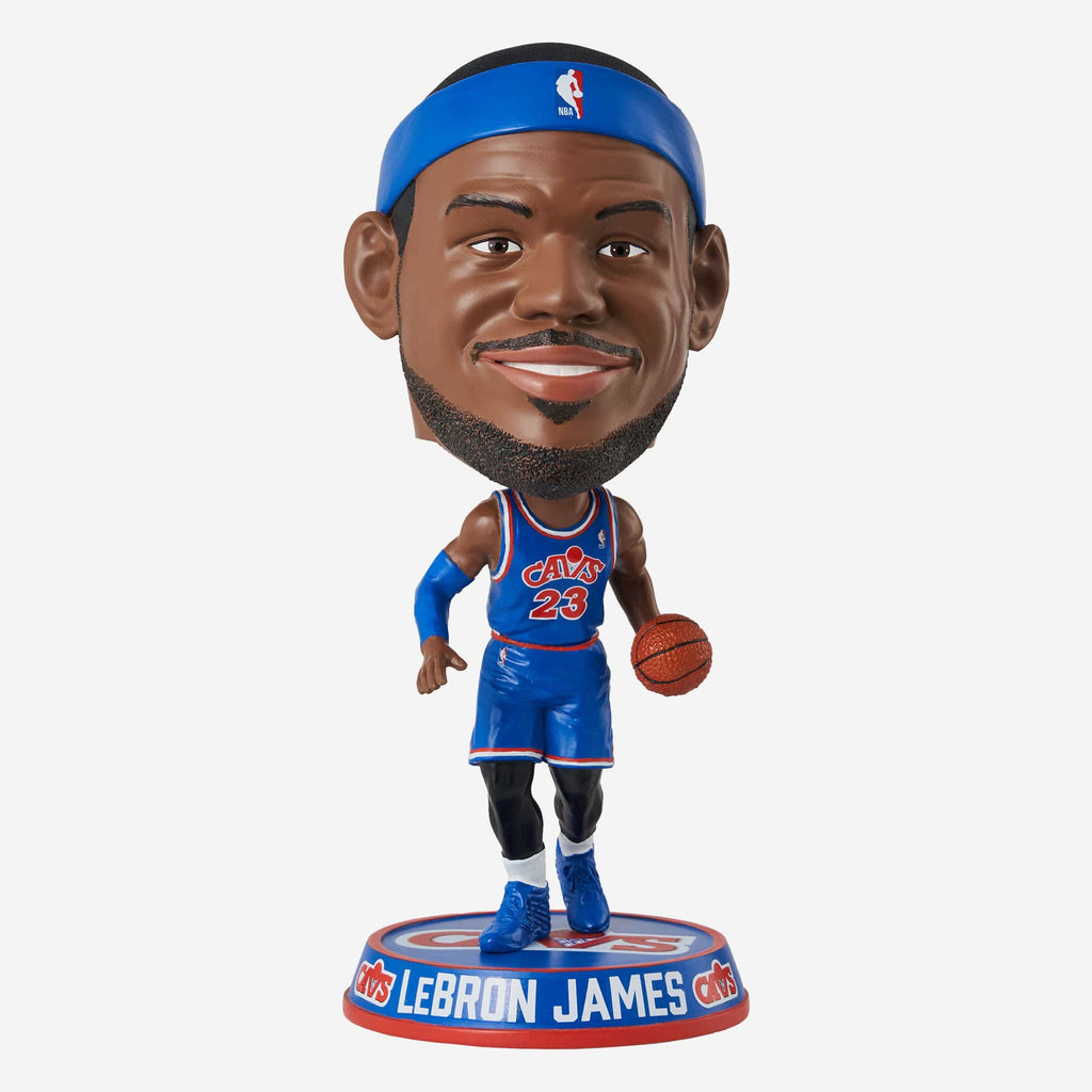 LeBron James Cleveland Cavaliers Retro Jersey Bighead Bobblehead FOCO - FOCO.com
