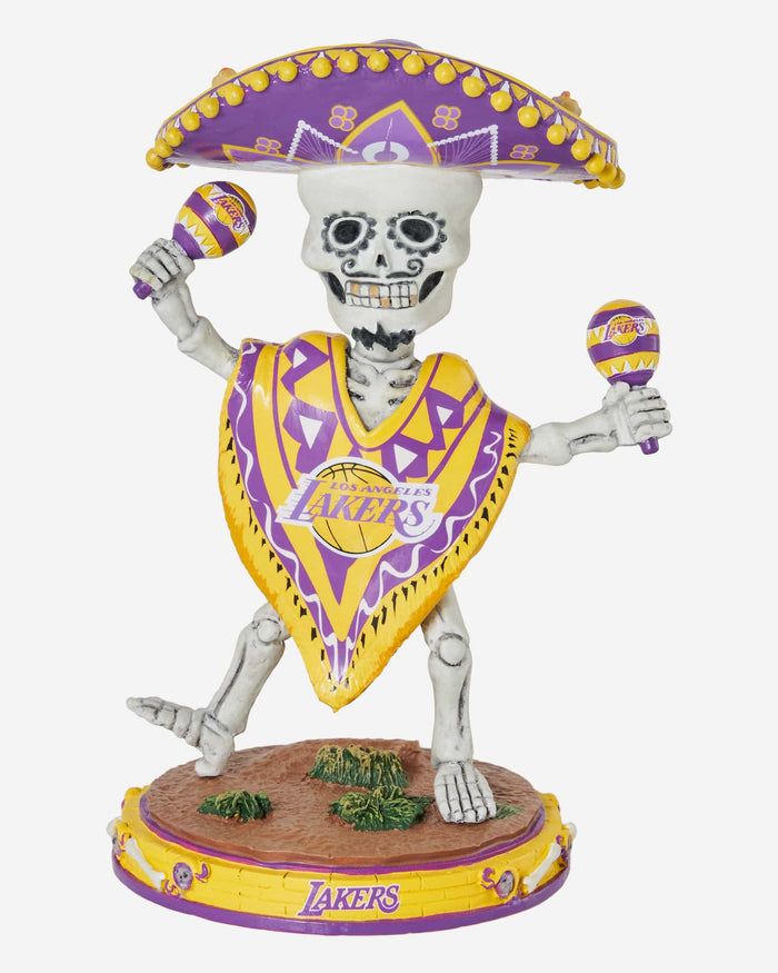 Los Angeles Lakers Calavera Glow in the Dark Bobblehead FOCO - FOCO.com