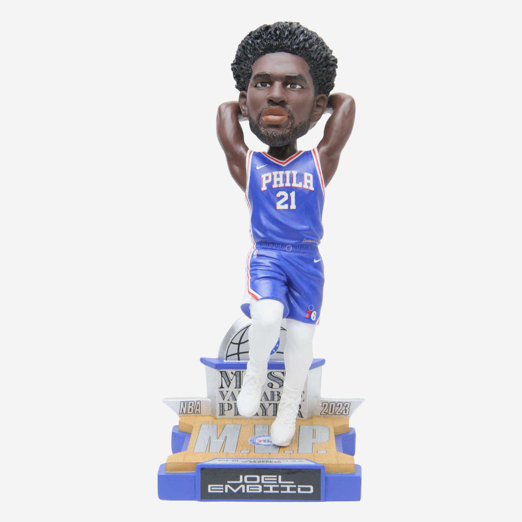 Joel Embiid Philadelphia 76ers 2023 NBA MVP Bobblehead FOCO - FOCO.com