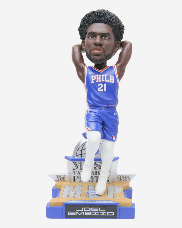 Joel Embiid Philadelphia 76ers 2023 NBA MVP Bobblehead FOCO - FOCO.com