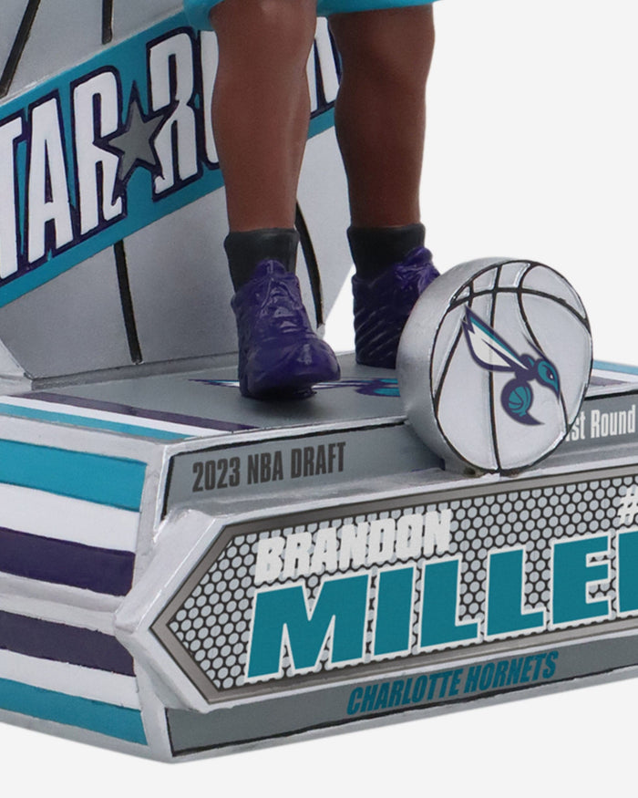 Brandon Miller Charlotte Hornets 2023 Rookie Series Bobblehead FOCO - FOCO.com