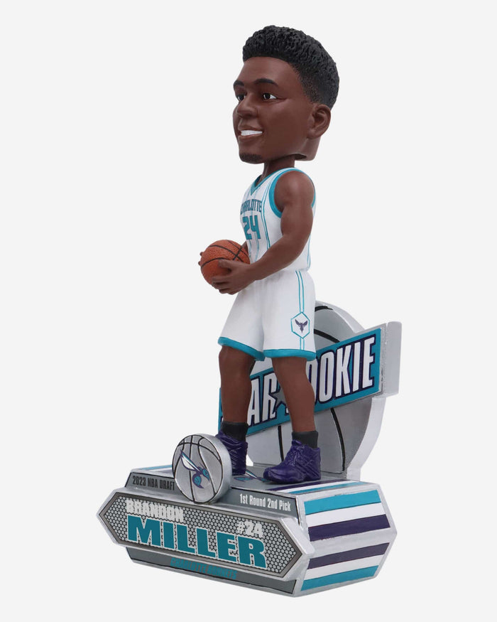 Brandon Miller Charlotte Hornets 2023 Rookie Series Bobblehead FOCO - FOCO.com