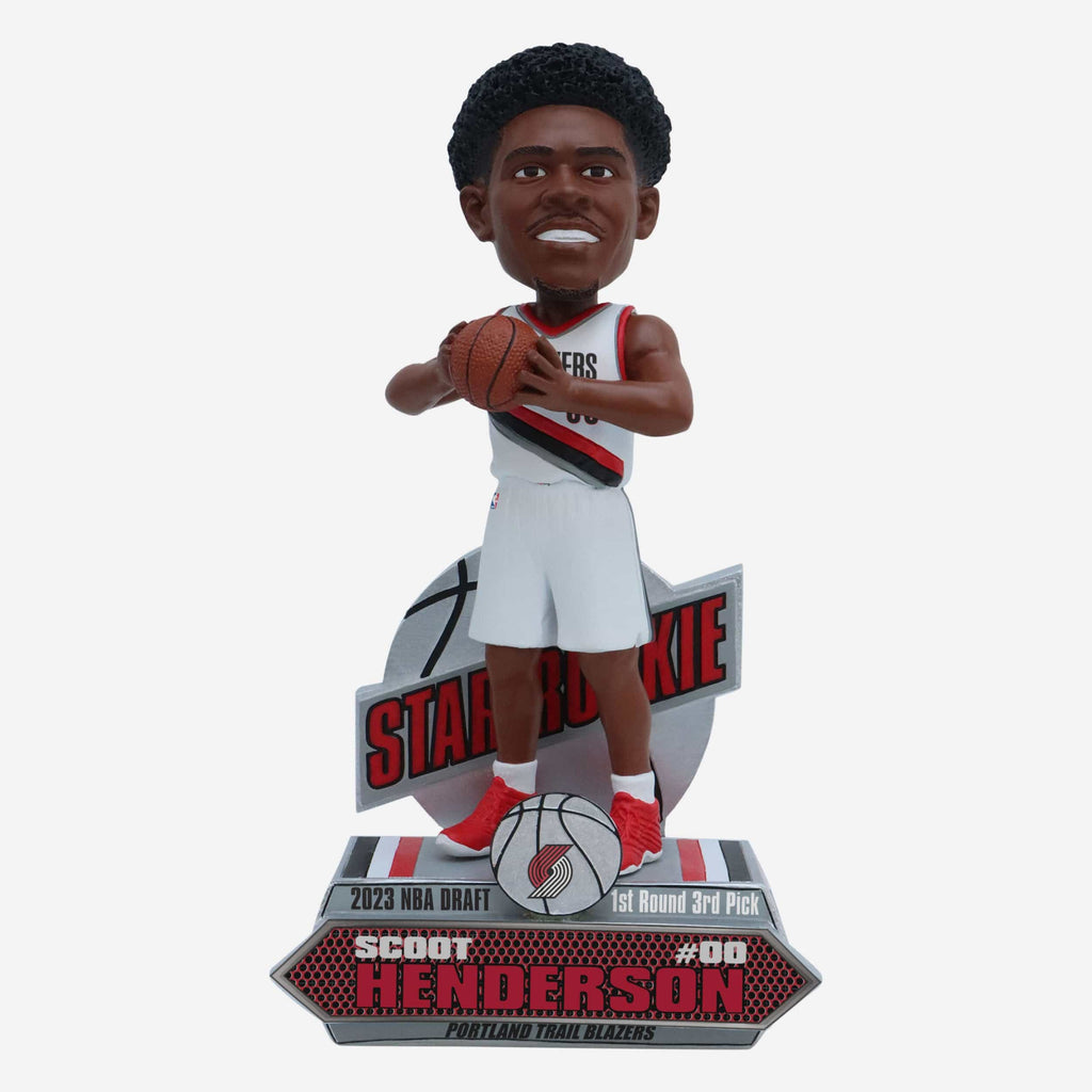 Scoot Henderson Portland Trail Blazers 2023 Rookie Series Bobblehead FOCO - FOCO.com