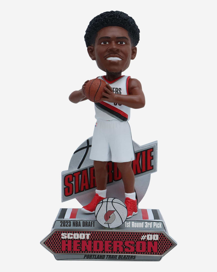 Scoot Henderson Portland Trail Blazers 2023 Rookie Series Bobblehead FOCO - FOCO.com