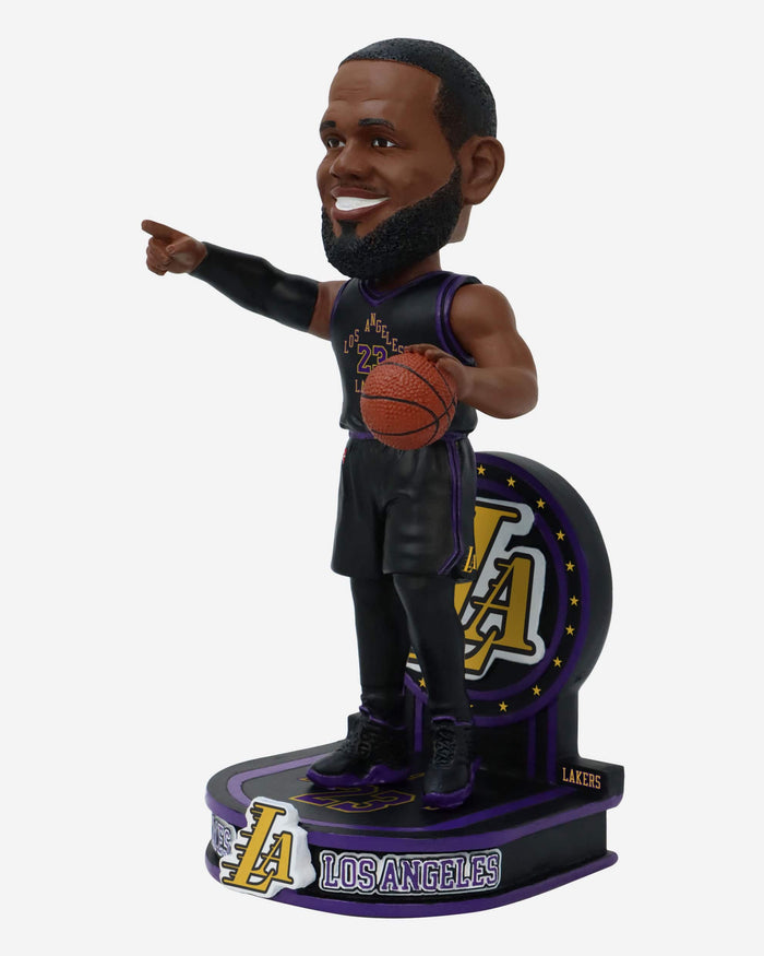 LeBron James Los Angeles Lakers 2024 City Jersey Bobblehead FOCO - FOCO.com