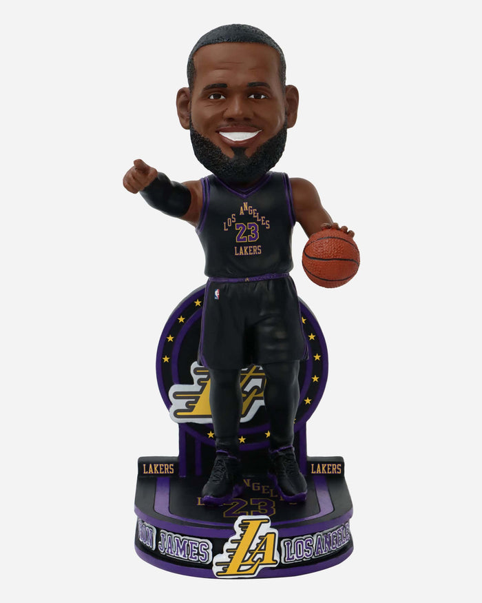 LeBron James Los Angeles Lakers 2024 City Jersey Bobblehead FOCO - FOCO.com