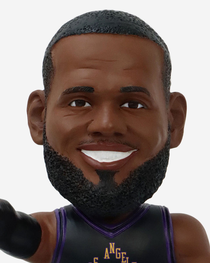 LeBron James Los Angeles Lakers 2024 City Jersey Bobblehead FOCO - FOCO.com