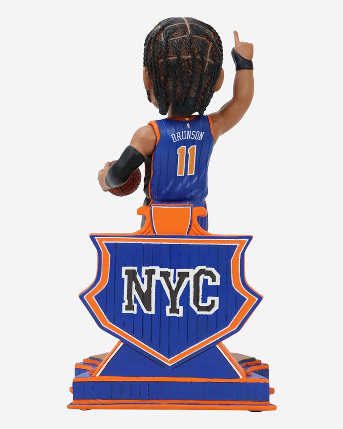 Jalen Brunson New York Knicks 2024 City Jersey Bobblehead FOCO - FOCO.com