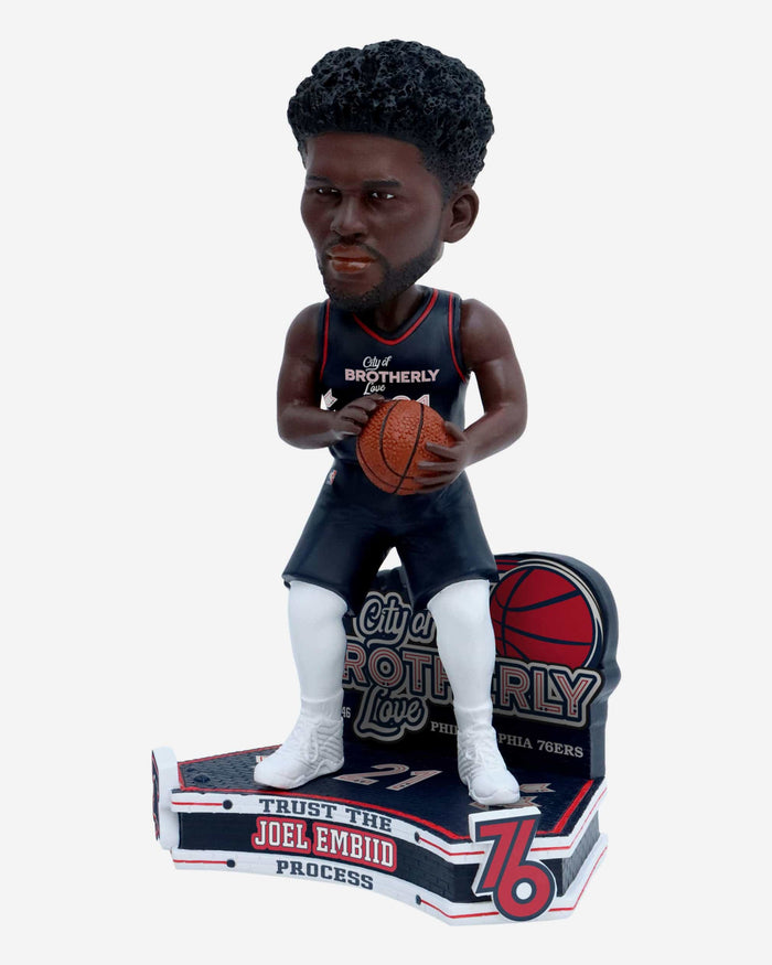 Joel Embiid Philadelphia 76ers 2024 City Jersey Bobblehead FOCO - FOCO.com