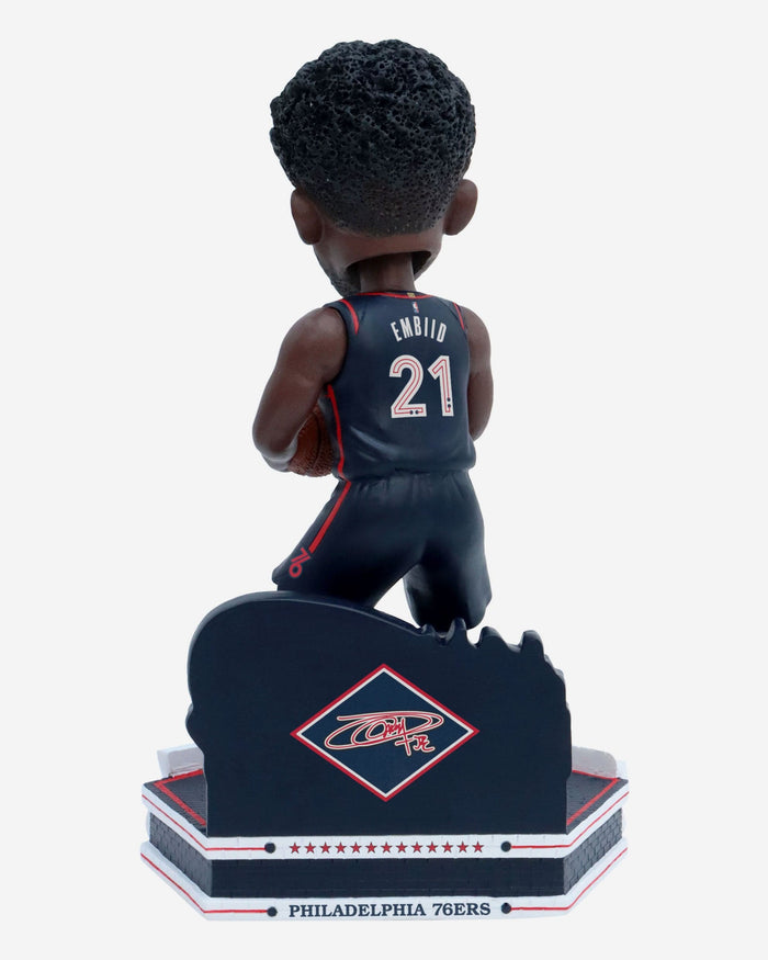 Joel Embiid Philadelphia 76ers 2024 City Jersey Bobblehead FOCO - FOCO.com